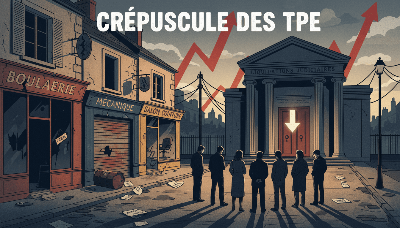 La montée des défaillances fait couler les TPE